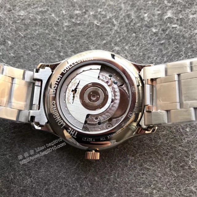 浪琴最高版本複刻手錶 最新款鏤空自動陀 LONGINES名匠系列男士腕表  gjs1876